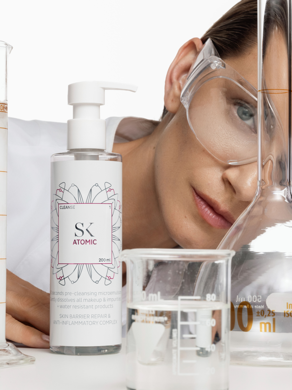 Skintegra Atomic pre-cleanse uljna mikroemulzija bez isušivanja i iritacija za osjetljivu i reaktivnu kožu u bočici